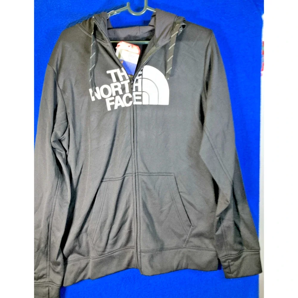 The North Face Men's Half Dome Full Zip Hoodie Black Size Large NWT